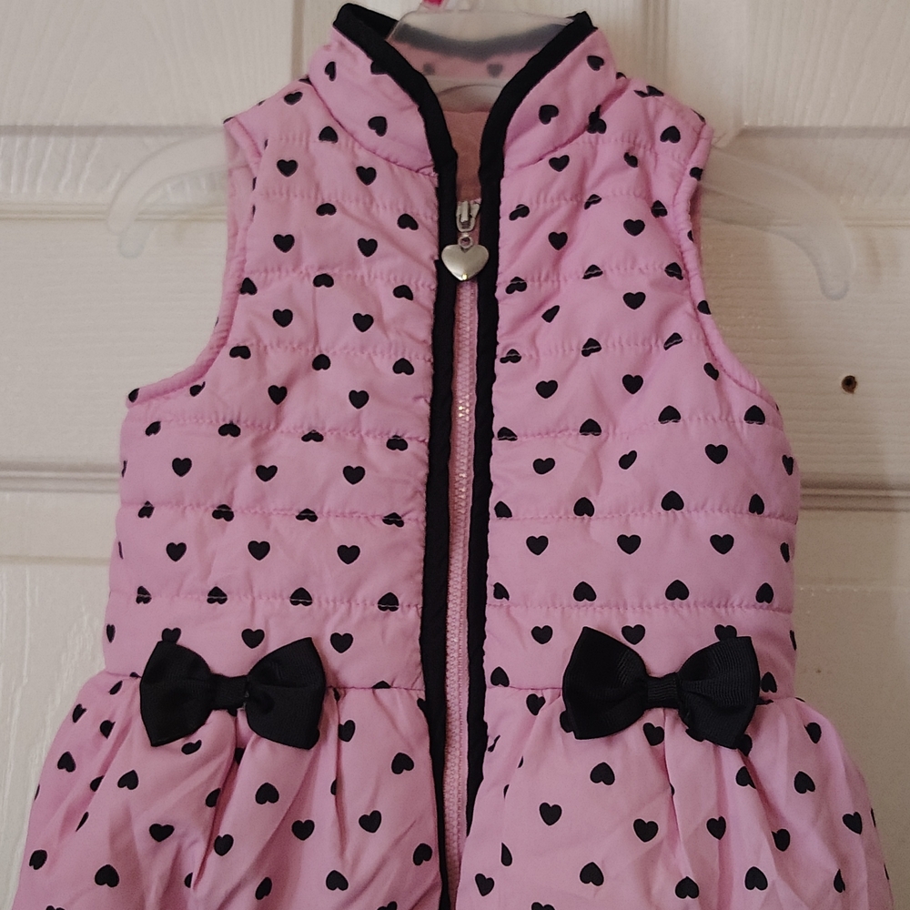 Kids Headquarters Pink Heart Vest